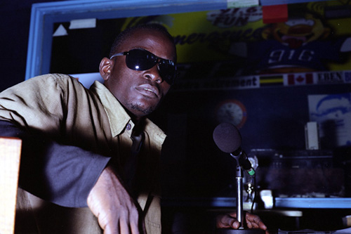 Franky Obiang, animateur radio et DJ, Radio Emergence, Libreville, Gabon